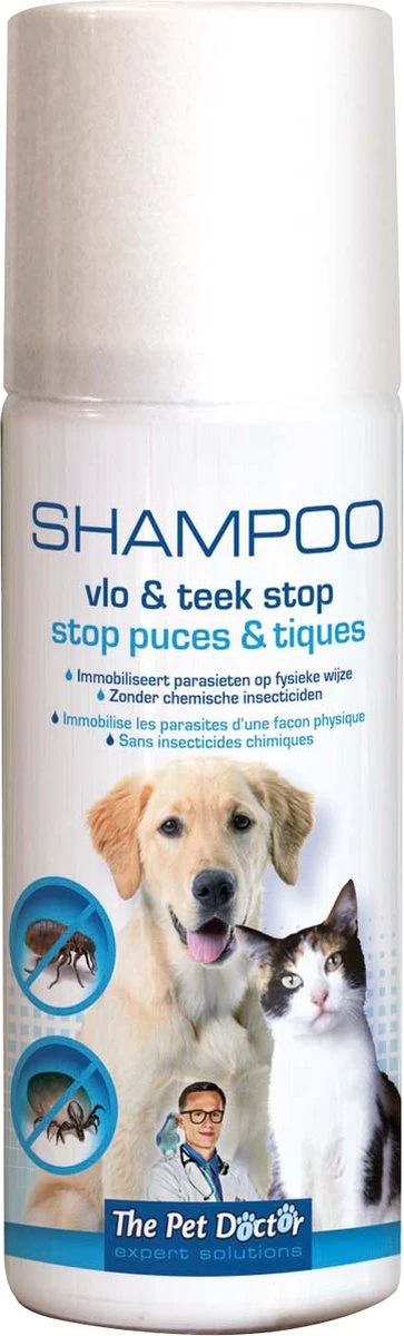 BSI The Pet Doctor - Vlo En Teek Stop Shampoo - Honden En Katten - Dierenverzorging - Voor De Afweer Van Teken, Vlooien En Andere Insecten Bij Honden En Katten - 200 Ml 5 BSI The Pet Doctor - Vlo En Teek Stop Shampoo - Honden En Katten - Dierenverzorging - Voor De Afweer Van Teken, Vlooien En Andere Insecten Bij Honden En Katten - 200 Ml - Afbeelding 3