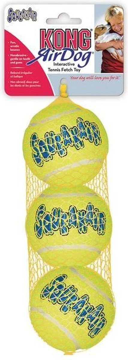 Kong Air Squacker Tennisbal - Hondenspeelgoed - Geel - M - Ø7,1 Cm 6 Kong Air Squacker Tennisbal - Hondenspeelgoed - Geel - M - Ø7,1 Cm - Afbeelding 4