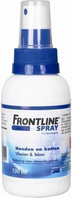 Frontline Spray Anti Vlooienmiddel En Tekenmiddel - Hond En Kat - 100 Ml -Huisdier Verkoop 441x1200 1
