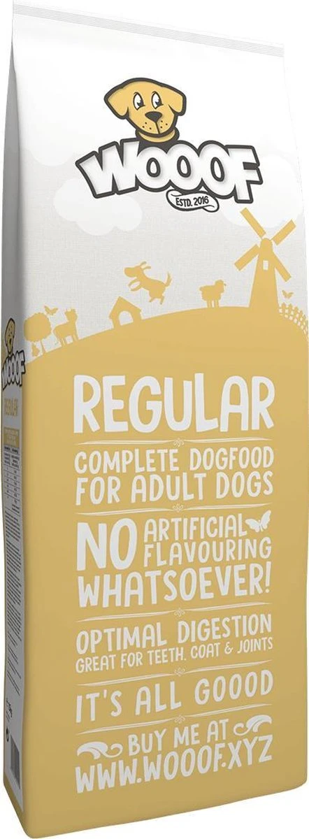WOOOF Regular 18KG - Geperst Hondenvoer - Geperste Hondenbrokken - Droogvoer - 18KG 8 WOOOF Regular 18KG - Geperst Hondenvoer - Geperste Hondenbrokken - Droogvoer - 18KG - Afbeelding 6