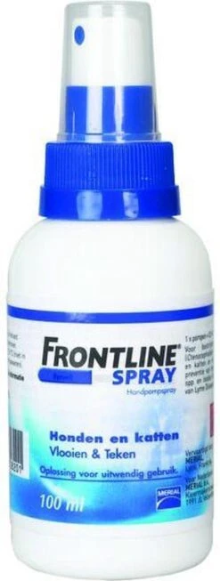 Frontline Spray Anti Vlooienmiddel En Tekenmiddel - Hond En Kat - 100 Ml -Huisdier Verkoop 454x1200