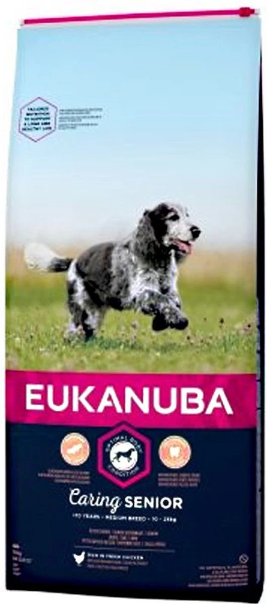Eukanuba Caring Senior Medium Breed Kip - Hondenvoer - 15 Kg 7 Eukanuba Caring Senior Medium Breed Kip - Hondenvoer - 15 Kg - Afbeelding 5