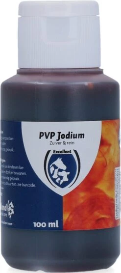 Excellent Jodium Shampoo – 10% PVP Jodium – Uitsluitend Voor Dieren – Reinigt Huid En Vacht – Huidvriendelijk En Prikt Niet – Klepsluiting – 100ml