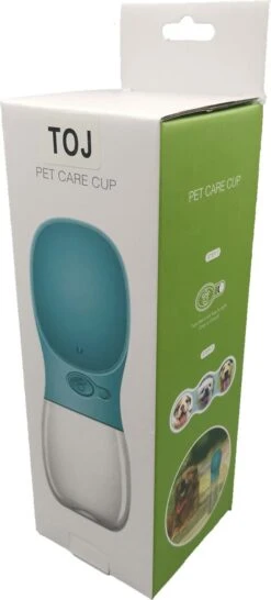 Honden Waterfles 350ml - Bidon/Fles - Hond/Katten/Huisdieren Drinkfles - Blauw -Huisdier Verkoop 543x1200