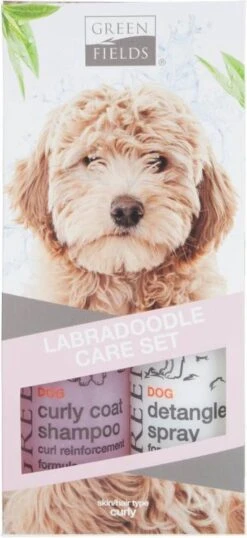 Greenfields Labradoodle Vacht Verzorgingsset - Shampoo En Anti-Klit Spray Voor Langharige Of Krullende Vacht