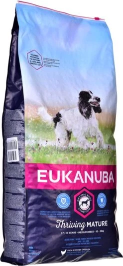 Eukanuba Dog Mature & Senior - Medium Breed - Kip - Hondenvoer - 15 Kg -Huisdier Verkoop 557x1200 1