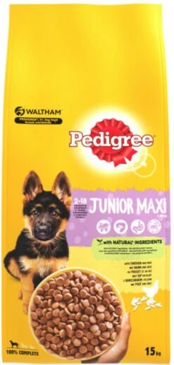 Pedigree Droogvoer Maxi Junior Kip - Rijst 15 Kg -Huisdier Verkoop 573x1200