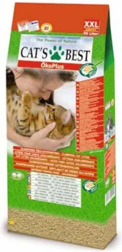 Cat's Best Oko Plus Korrels - Kattenbakvulling - 40 L -Huisdier Verkoop 585x1200 3