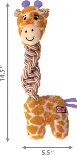 KONG Knots Twists – Hondenspeelgoed Met Touw – Kauwspeeltje – Flostouw – Exta Sterk – Met Pieper - Md/Lg -Huisdier Verkoop 599x1200 2