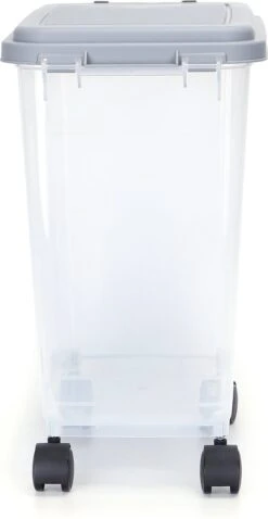 Nobleza Voercontainer - 20L - 7.2KG - Voedselcontainer Hond- Opslagcontainer - Zwenkwielen - Transparant -Huisdier Verkoop 620x1200 1