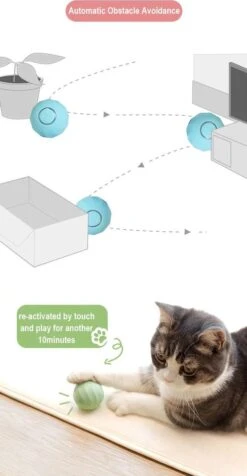 Cheerble | Mini Bal 3.0 | Roze | Zelf Rollende Bal Voor Katten | 3 Automatische Speelmodi | Interactief En Intelligentie Kattenspeelgoed | Kattenspeeltje -Huisdier Verkoop 623x1200 1
