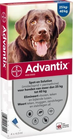 Bayer Advantix Spot-on 400/2000 25+ Kg - 4 Pipetten -Huisdier Verkoop 634x1200 4