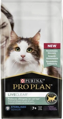 Pro Plan Senior LiveClear Katten Droogvoer - Kalkoen - 1,4 Kg -Huisdier Verkoop 638x1200 6