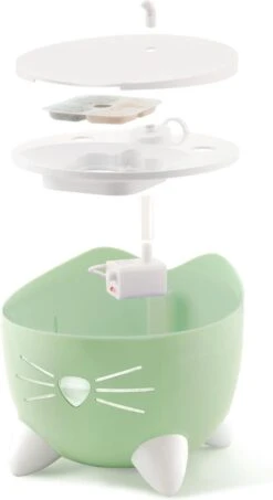 Catit Pixi Fountain - Kattendrinkbak - 20x20x16 Cm Groen -Huisdier Verkoop 654x1200 7