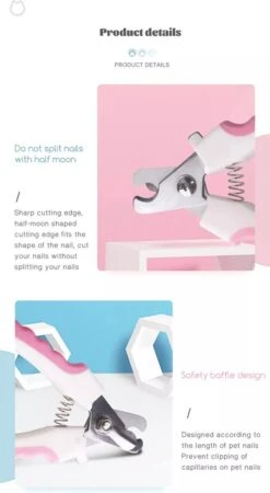 Merkloos Professionele Nagelschaar - Dieren Nagelschaar - Roze - Honden Nagelknipper - Hondennagels - Honden Knip Schaar - Honden Knipsch -Huisdier Verkoop 658x1200