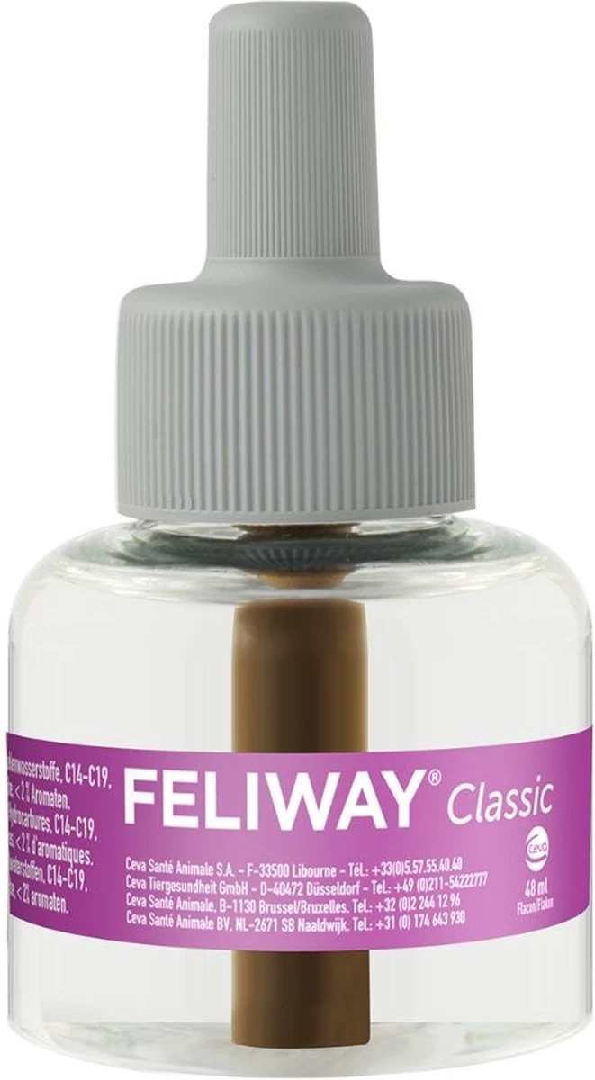 Feliway Classic - Navulling - 48 Ml - Anti-stress Kat 4 Feliway Classic - Navulling - 48 Ml - Anti-stress Kat - Afbeelding 2