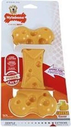 Nylabone Extreme Kauwbot Met Kaassmaak - Voor De Krachtigste Kauwers - Vulbaar Met Smeersels Zoals Pindakaas - XS/M/L - Large -Huisdier Verkoop 675x1200 3