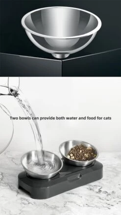 Cats&Co - Dubbele RVS Voerbak - Voor Katten - Kleine Honden 12 Cats&Co - Dubbele RVS Voerbak - Voor Katten - Kleine Honden -Huisdier Verkoop 680x1200