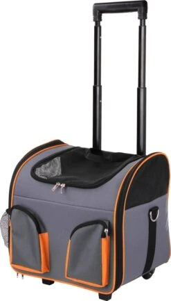 Pawise Luxe Katten En Honden Trolley Tot 7kg - Reismand – Grijs – Telescopisch Handvat – Met Doorkijkvensters En Opbergvakken – Optimale Ventilatie 8 Pawise Luxe Katten En Honden Trolley Tot 7kg - Reismand – Grijs – Telescopisch Handvat – Met Doorkijkvensters En Opbergvakken – Optimale Ventilatie -Huisdier Verkoop 685x1200 5