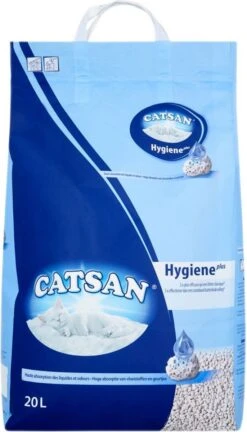 Catsan Hygiene Plus - Kattenbakvulling Geurabsorberend - 20 L -Huisdier Verkoop 686x1200 1