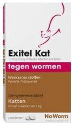 Exitel No Worm Ontwormingsmiddel - Kat 2 Tabl 15 Exitel No Worm Ontwormingsmiddel - Kat 2 Tabl -Huisdier Verkoop 700x1200 3