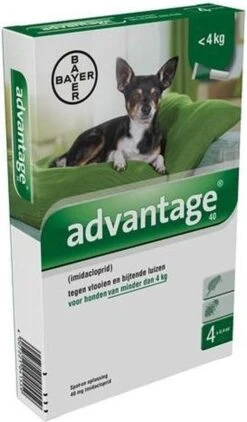 Bayer Advantage 100 Hond 4-10 Kg - 4 Pipetten à 1,0 Ml 24 Bayer Advantage 100 Hond 4-10 Kg - 4 Pipetten à 1,0 Ml -Huisdier Verkoop 703x1200 2