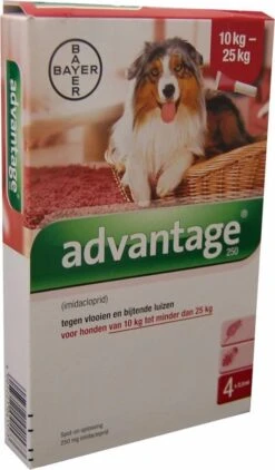 Bayer Advantage 100 Hond 4-10 Kg - 4 Pipetten à 1,0 Ml 26 Bayer Advantage 100 Hond 4-10 Kg - 4 Pipetten à 1,0 Ml -Huisdier Verkoop 703x1200 3