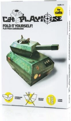 Suck UK Kat Schouwburg Karton Tank Groen -Huisdier Verkoop 703x1200 8