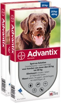 Bayer Advantix Spot-on 400/2000 25+ Kg - 4 Pipetten -Huisdier Verkoop 706x1200 3