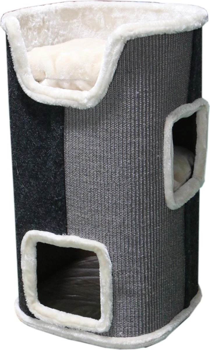 Adori Javana Wit&Grijs&Zwart - - 40x40x78 Cm 3 Adori Javana Wit&Grijs&Zwart - - 40x40x78 Cm