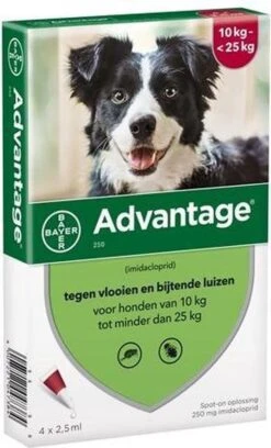 Bayer Advantage 100 Hond 4-10 Kg - 4 Pipetten à 1,0 Ml 29 Bayer Advantage 100 Hond 4-10 Kg - 4 Pipetten à 1,0 Ml -Huisdier Verkoop 726x1200