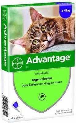 Bayer Advantage 40 Tegen Vlooien - <4kg - 4 X 0,4 Ml - Adult 24 Bayer Advantage 40 Tegen Vlooien - <4kg - 4 X 0,4 Ml - Adult -Huisdier Verkoop 739x1200 1