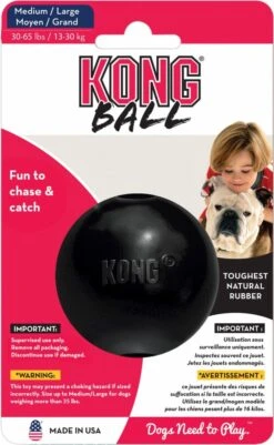 Kong Extreme Bal - Hondenspeelgoed - Zwart - M/L -Huisdier Verkoop 740x1200