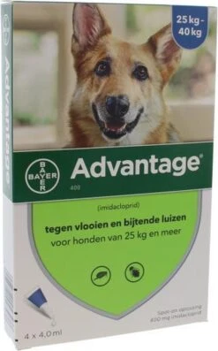 Bayer Advantage 100 Hond 4-10 Kg - 4 Pipetten à 1,0 Ml 32 Bayer Advantage 100 Hond 4-10 Kg - 4 Pipetten à 1,0 Ml -Huisdier Verkoop 746x1200 3