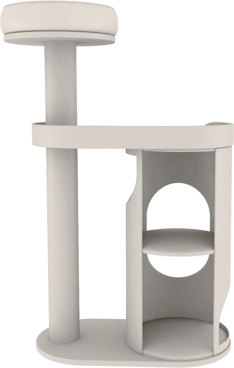 Trixie Krabaal Falco Lichtgrijs/Bruin - 70X38X117 CM 12 Trixie Krabaal Falco Lichtgrijs/Bruin - 70X38X117 CM - Afbeelding 10