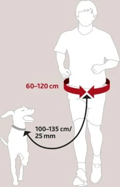 Trixie Heupriem Met Jogginglijn Zwart - RIEM 60-120 CM LIJN 100-135 CM -Huisdier Verkoop 772x1200 1