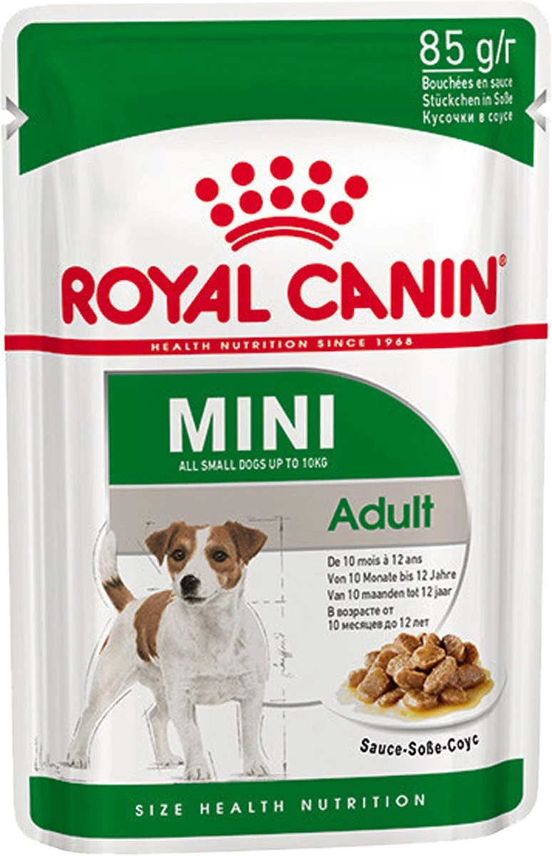 Royal Canin Shn Mini Adult Pouch - Hondenvoer - 12 X 85 G 12 Royal Canin Shn Mini Adult Pouch - Hondenvoer - 12 X 85 G - Afbeelding 10