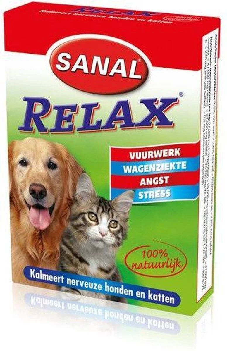 Sanal Relax Tablet - Antistressmiddel Kat/Hond - 15 Stuks 10 Sanal Relax Tablet - Antistressmiddel Kat/Hond - 15 Stuks - Afbeelding 8