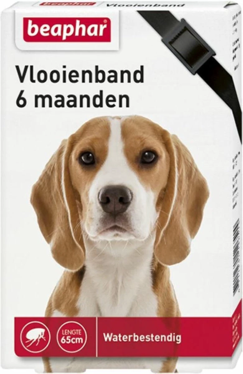 Beaphar Vlooienband Hond - Zwart - 1 Stuk 3 Beaphar Vlooienband Hond - Zwart - 1 Stuk