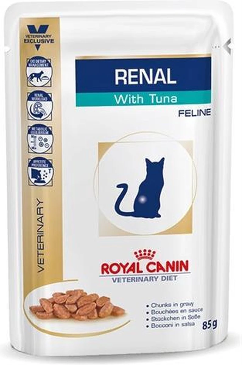 Royal Canin Renal - Tonijn - Kattenvoer - 12 X 85 G 12 Royal Canin Renal - Tonijn - Kattenvoer - 12 X 85 G - Afbeelding 10