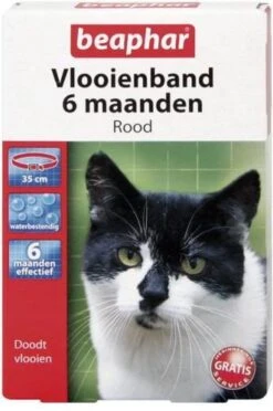 Beaphar Vlooienband Kat - Rood - 1 Stuk -Huisdier Verkoop 797x1200 5