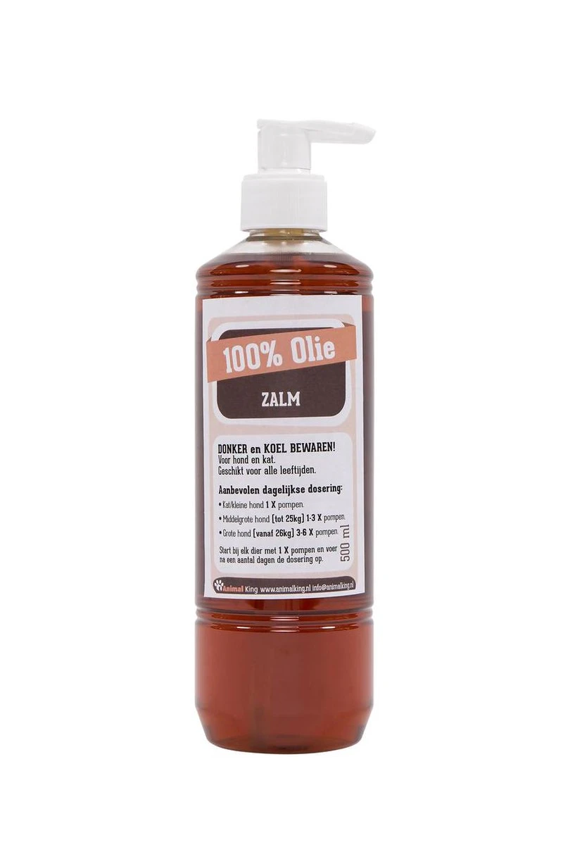 Zalmolie-honden-Animal King-500ml 4 Zalmolie-honden-Animal King-500ml - Afbeelding 2