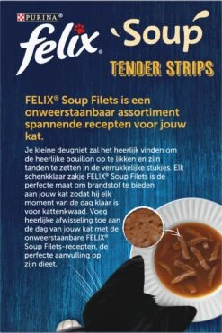 Felix Soup Tender Strips Met Rund, Kip & Lam - Katten Natvoer - 24 X 48g 13 Felix Soup Tender Strips Met Rund, Kip & Lam - Katten Natvoer - 24 X 48g -Huisdier Verkoop 800x1200 58