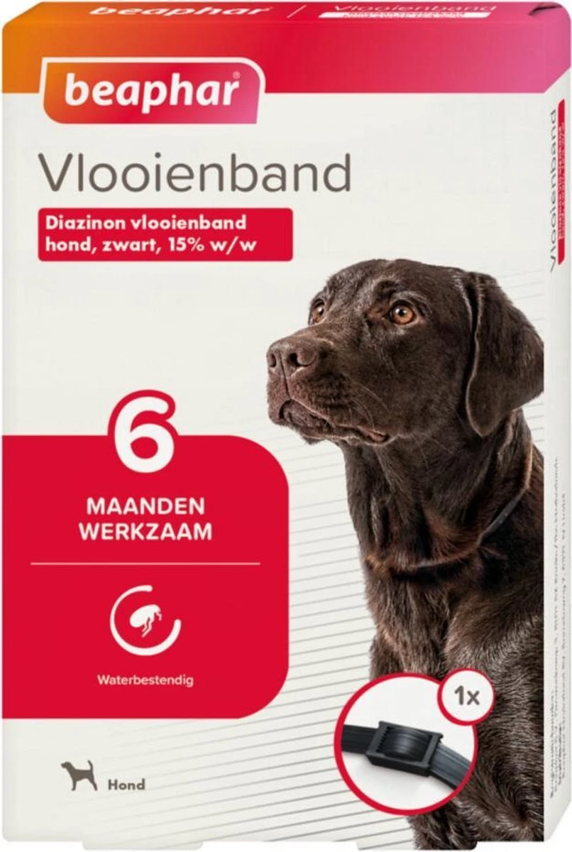 Beaphar Vlooienband Hond - Zwart - 1 Stuk 6 Beaphar Vlooienband Hond - Zwart - 1 Stuk - Afbeelding 4