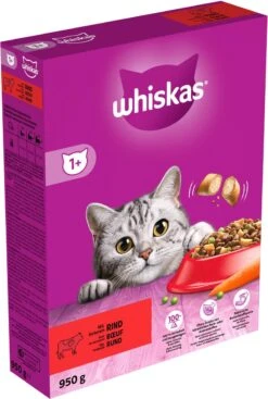 Whiskas 1+ Kattenbrokken - Rund - Doos 5 X 950 G -Huisdier Verkoop 808x1200 10