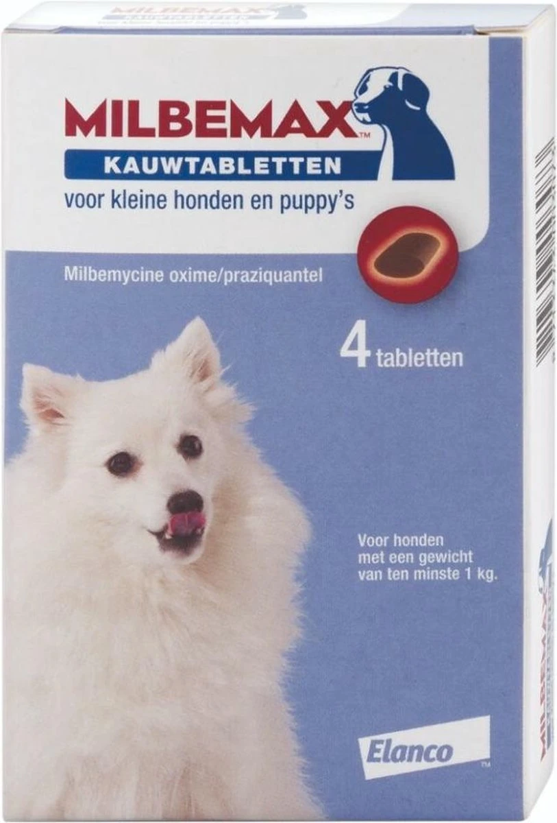Elanco Milbemax Kauwtablet Hond - Anti Wormenmiddel - 12 G 4 Stuks 1 Tot 5 Kg 6 Elanco Milbemax Kauwtablet Hond - Anti Wormenmiddel - 12 G 4 Stuks 1 Tot 5 Kg - Afbeelding 4