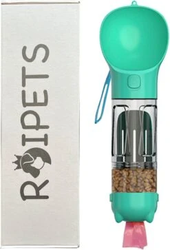 Merkloos 3 In 1 Honden Drinkfles - 350ml - Incl. Poepzakjes & Polsband- Lek Vrij - Voor Onderweg - Honden Bidon - Waterfles -Huisdier Verkoop 817x1200 1