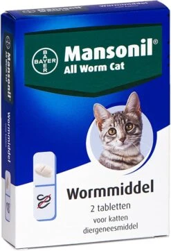 Mansonil All Worm Cat Ontworming - Kat - 2 Tabletten 20 Mansonil All Worm Cat Ontworming - Kat - 2 Tabletten -Huisdier Verkoop 818x1200 6