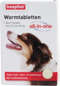 Beaphar All In One Ontwormingsmiddel - Hond 2.5-40 Kg - 4 Tabletten 11 Beaphar All In One Ontwormingsmiddel - Hond 2.5-40 Kg - 4 Tabletten -Huisdier Verkoop 832x1200 2