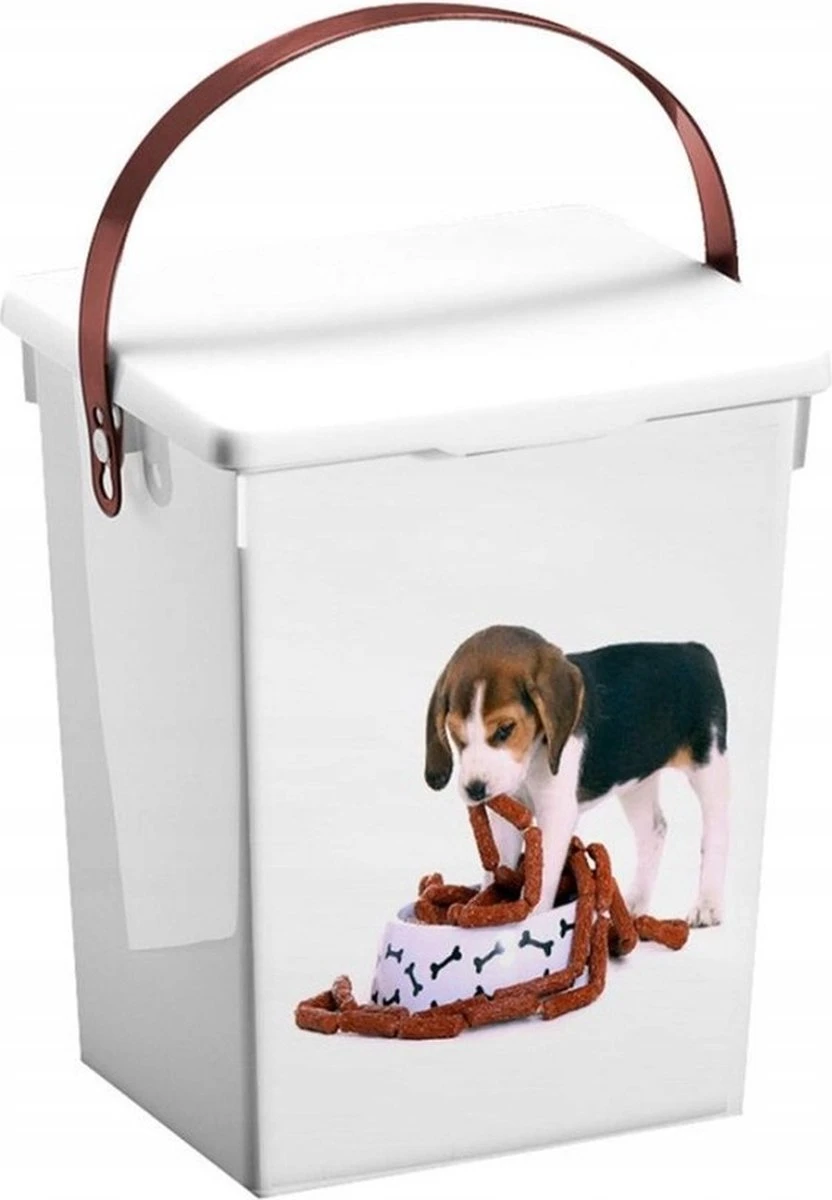 Honden - Katten - Voederbox Voedselcontainer - 5 Liter - 1 Stuk Assorti 4 Honden - Katten - Voederbox Voedselcontainer - 5 Liter - 1 Stuk Assorti - Afbeelding 2